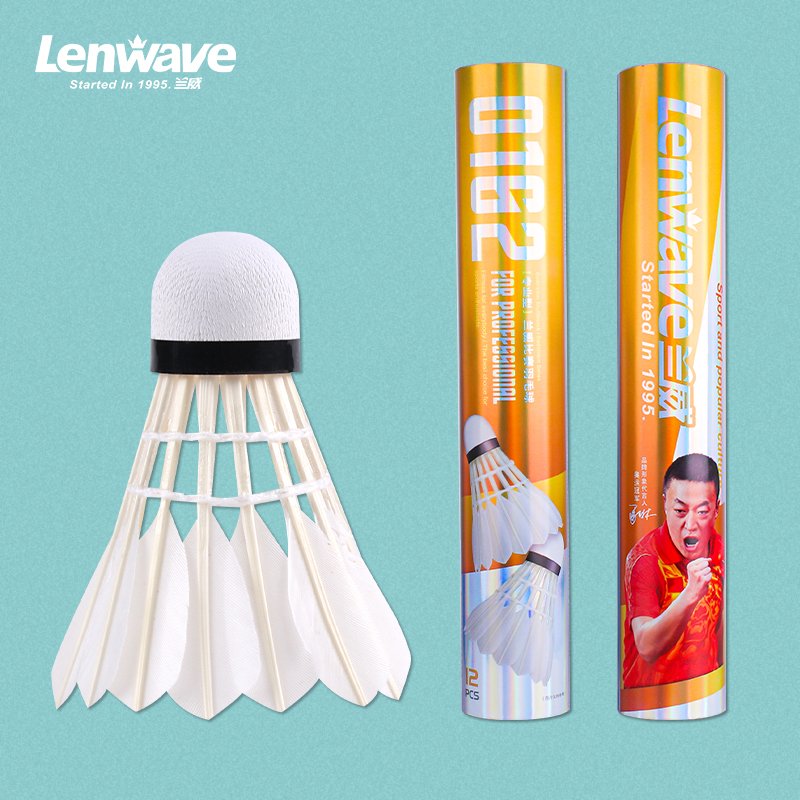 Factory custom provided Badminton Shuttlecocks Birdies,12 Pack Training Badminton Balls with Great Stability for in/out door