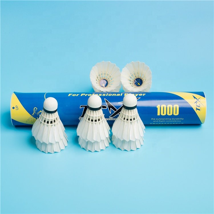 TCX1000 Shuttlecock Water Duck Feather Shuttlecock Durable Shuttlecock Sell Good in India