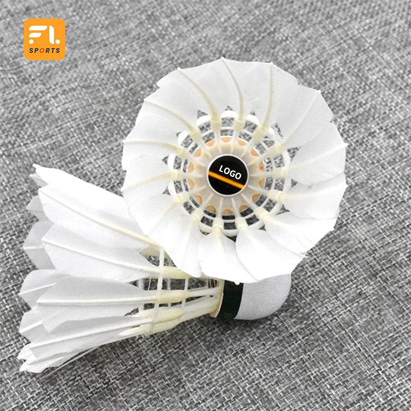 Popular Factory 12PCS/Set Badminton In-stock 3in1 Goose Duck Feather Shuttlecock
