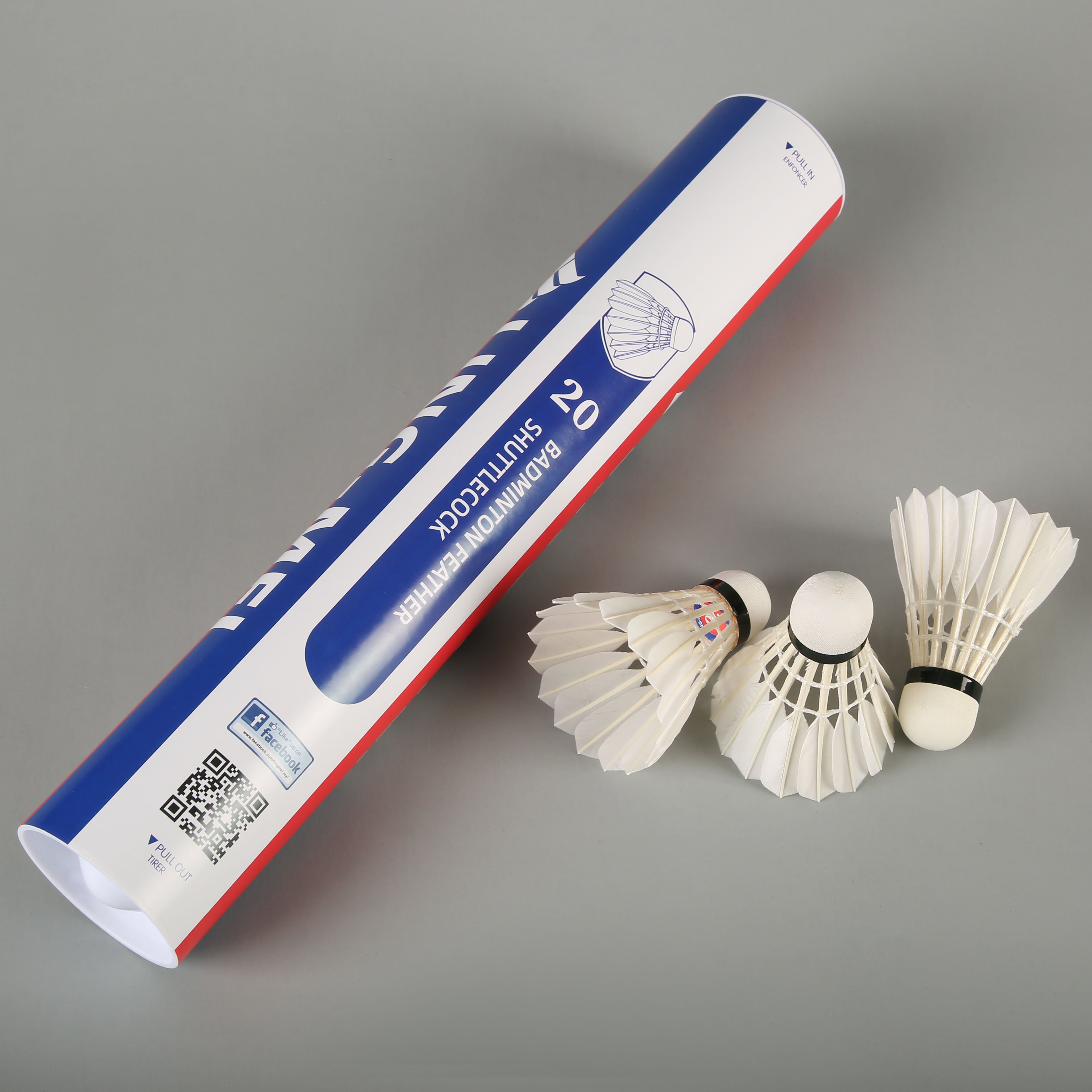 China Wholesale BWF ling mei badminton shuttlecock goose feathers speed shuttlecock