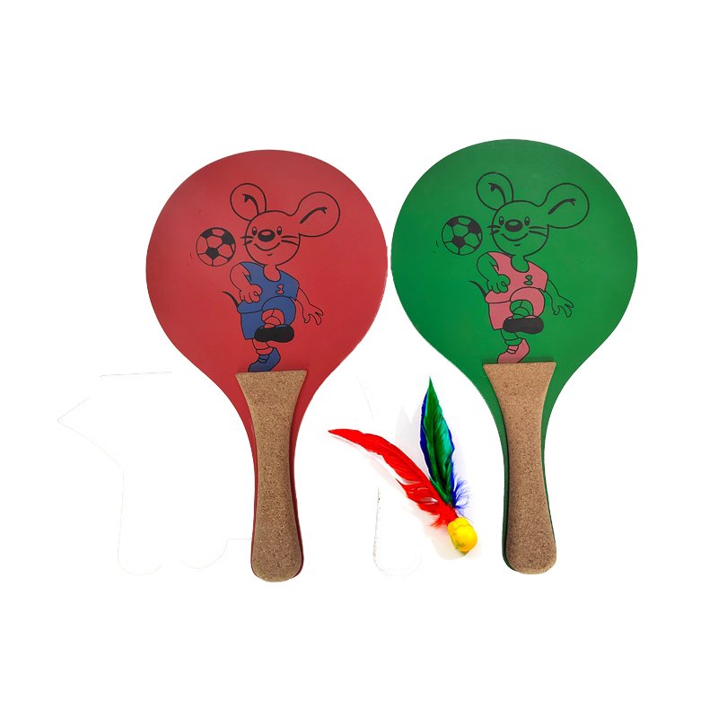 Children board badminton racket indoor sports cork handle shuttlecock ball badminton racket family outdoor toys