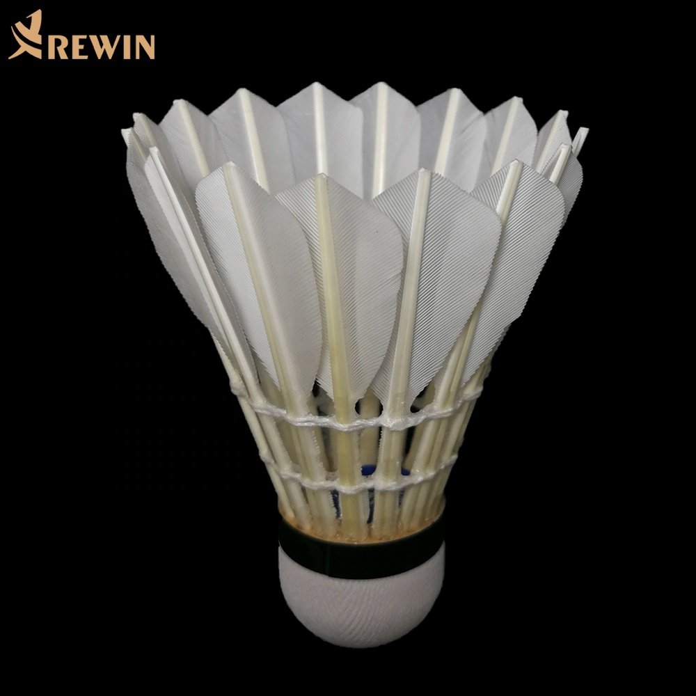 C7 Factory Wholesales High Quality Durable Goose Feather Shuttlecock Badminton Birdies For Club Training