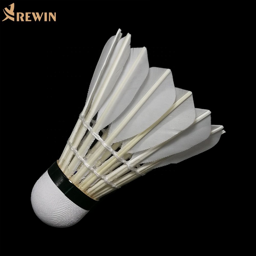 C7 Factory Wholesales High Quality Durable Goose Feather Shuttlecock Badminton Birdies For Club Training