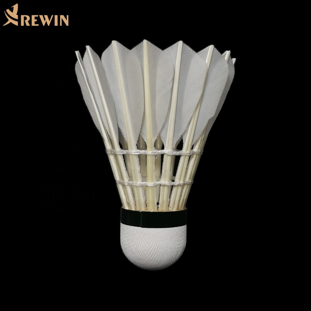 C7 Factory Wholesales High Quality Durable Goose Feather Shuttlecock Badminton Birdies For Club Training