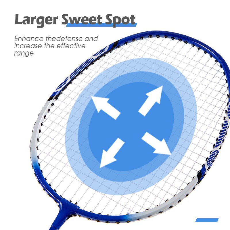 Best Custom Made Portable Ultra LightWeight Good Grip Professional Badminton Racket Set With Shuttlecock
