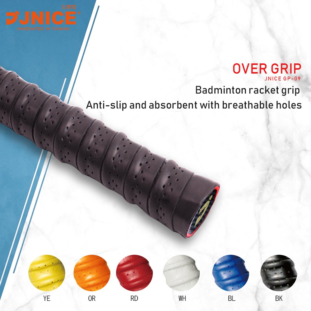 Anti slip double sided PU Badminton Pickleball paddle overgrip