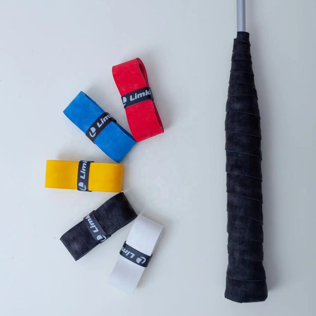 wholesale big capacity colors mixed PU anti-slip overgrips for badminton tennis racket PU grips