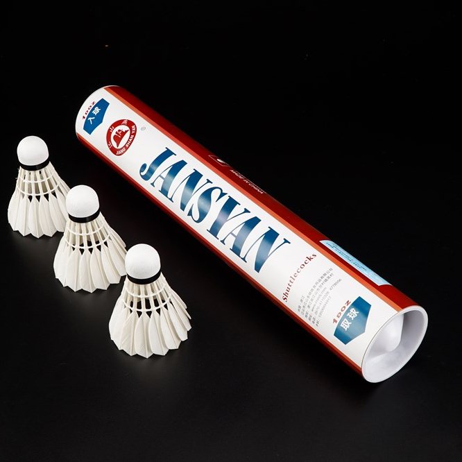 China Class A Duck Feather With High Quality And Durable Badminton Shuttlecock NO.1 For 12 Pieces Speed 76