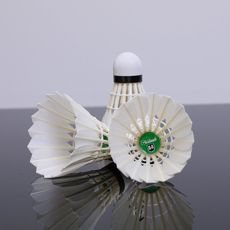 Wholesale cheap badminton shuttlecock with the best level of duck feather for professional training Chaonell A4