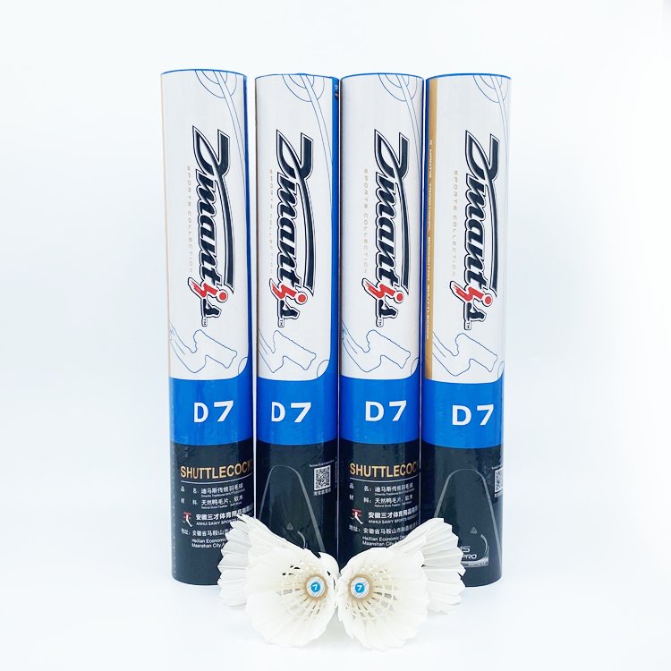 Mass Production Duck Feather Badminton Shuttlecock Wholesale Export High Durable Favourable Price