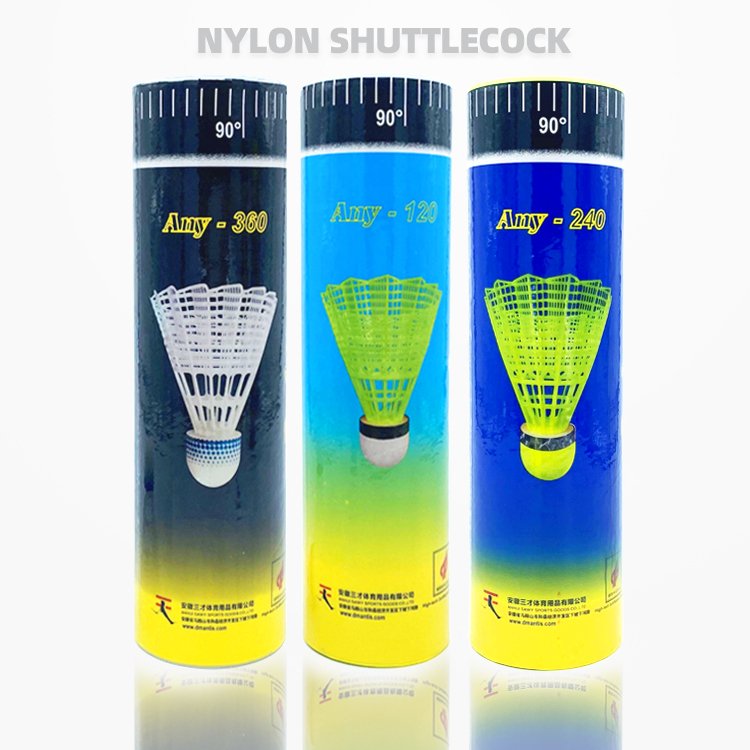 High Quality Nylon Feather Shuttlecocks Training Durable Supplier Badminton Cork Entertainment Durable Badminton Balls for