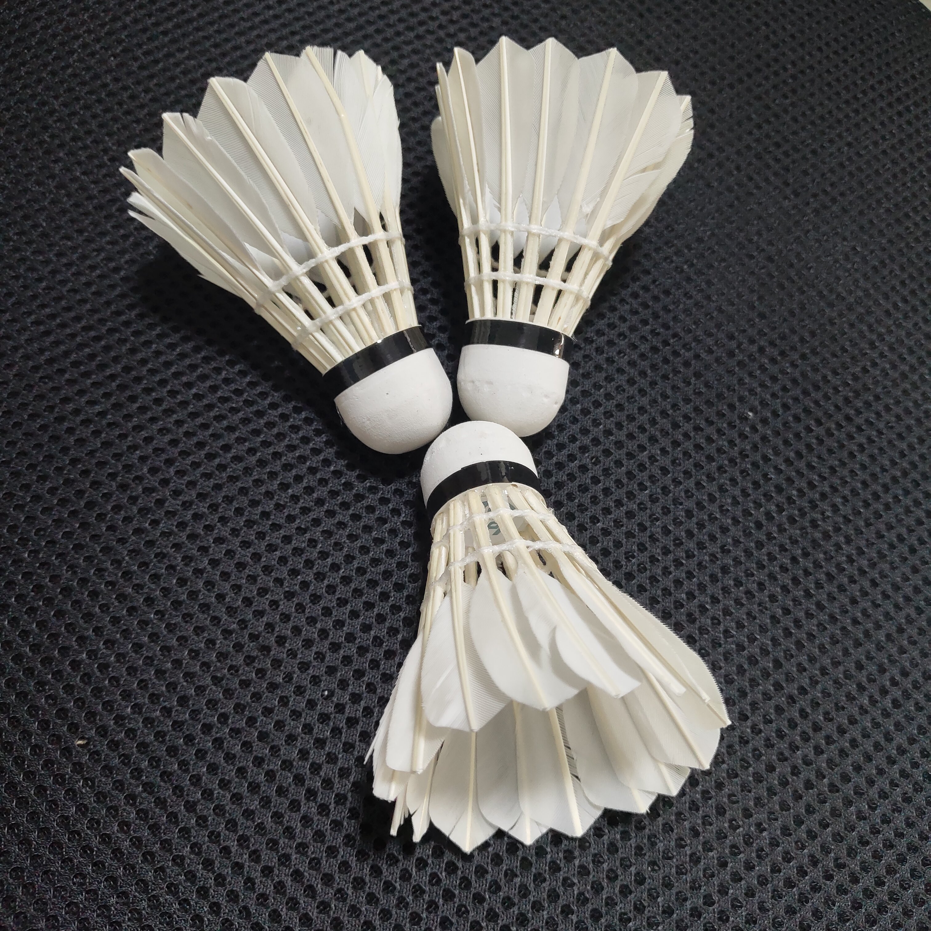 Hot Selling Shuttlecock 12PCS White Outdoor Indoor Training Sports Shuttlecock Goose Feather Shuttlecock