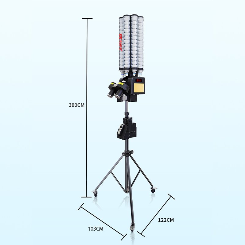 Siboasi B7 Good Price Badminton Shuttlecock Shooting Machine 200 Ball Capacity With App Control