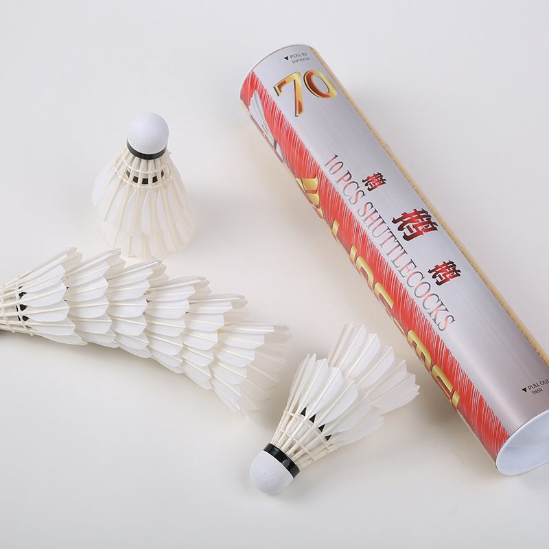 Factory supply goose feather Lingmei 70 badminton shuttlecock