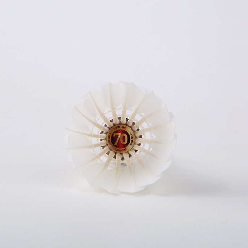 Factory supply goose feather Lingmei 70 badminton shuttlecock