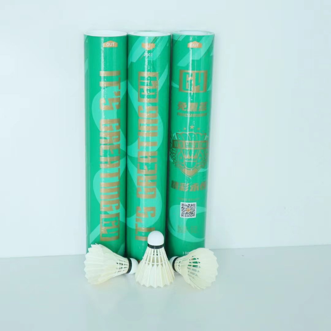 professional training all round goose feathers badminton shuttlecock