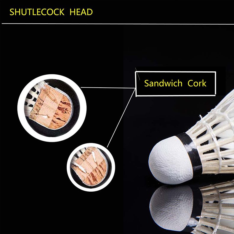 Factory Wholesale Duck Badminton Shuttlecock Training Badminton Cock Club Playing