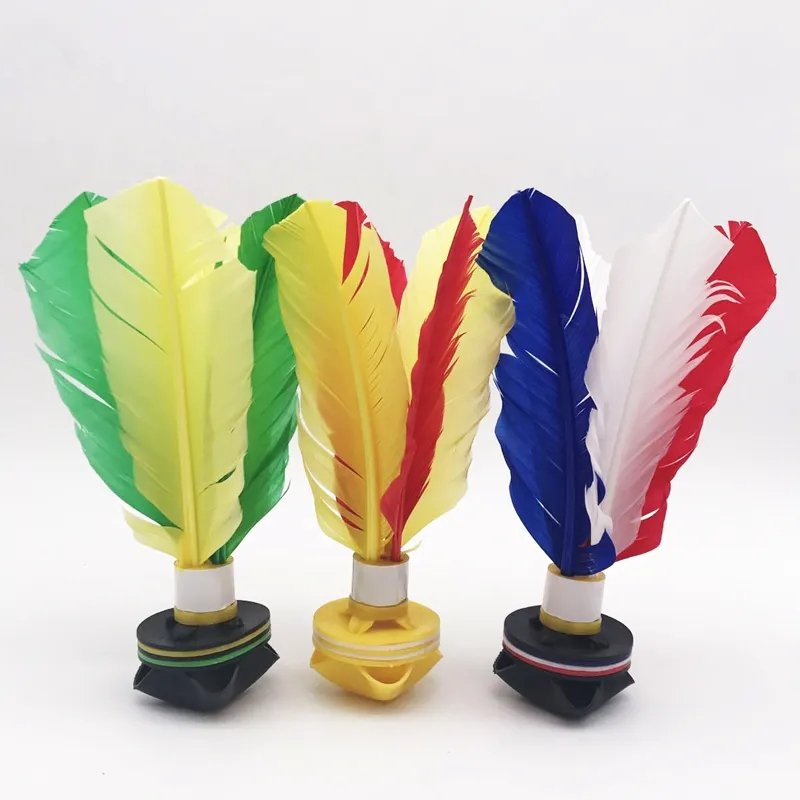 Chinese Jianzi Outdoor Sports Customized Kick Shuttlecock Cheap Feather Foot Jianzi