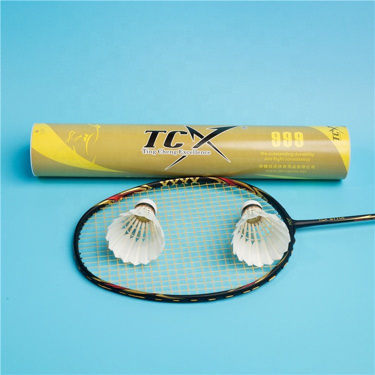 Badminton Sports Product TCX Brand TCX999 Goose Feathers Badminton Shuttlecock for High Level Training