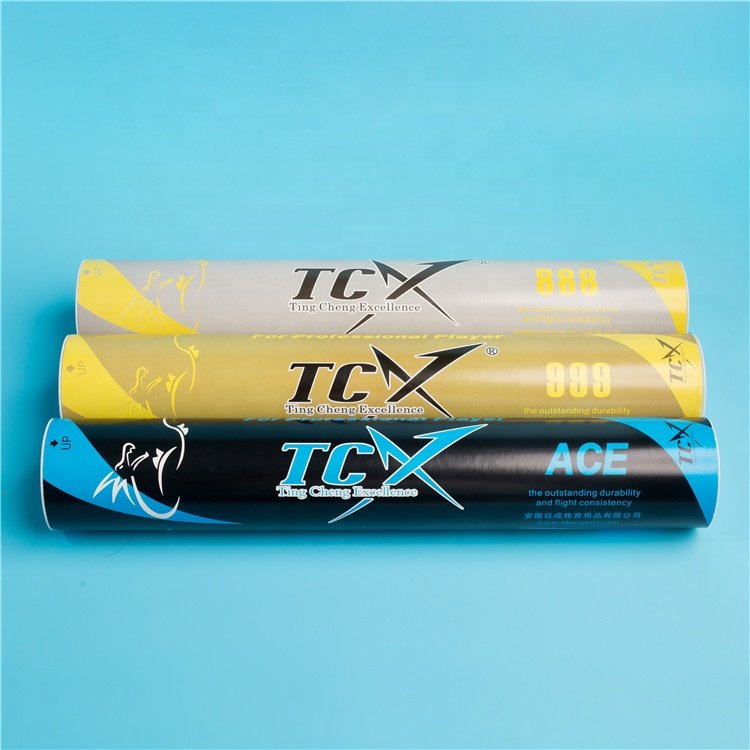 Badminton Sports Product TCX Brand TCX999 Goose Feathers Badminton Shuttlecock for High Level Training