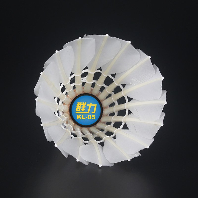 Shuttlecock badminton Kunli 05 straight duck feather shuttlecocks for club competition Best durable shuttle cock badminton ball