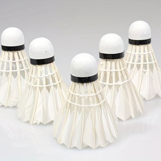 Professional Custom Badminton Shuttlecock Best Quality Duck Cork Pcs Sea Head Feather with Customized Logo Packaging