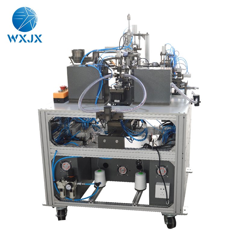 YMQ Wuxing auto stringing machine for badminton shuttlecock production machine automatic