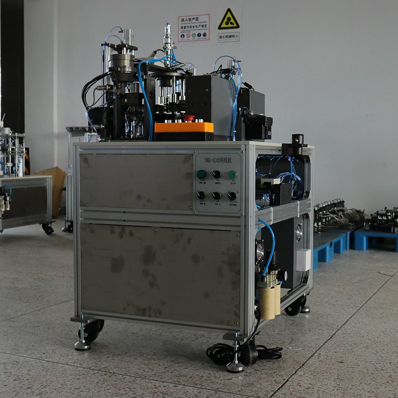 YMQ Wuxing auto stringing machine for badminton shuttlecock production machine automatic