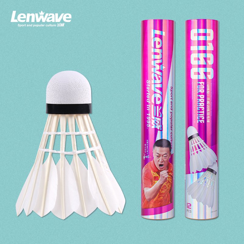 Factory custom provided Badminton Shuttlecocks Birdies,12 Pack Training Badminton Balls with Great Stability for in/out door