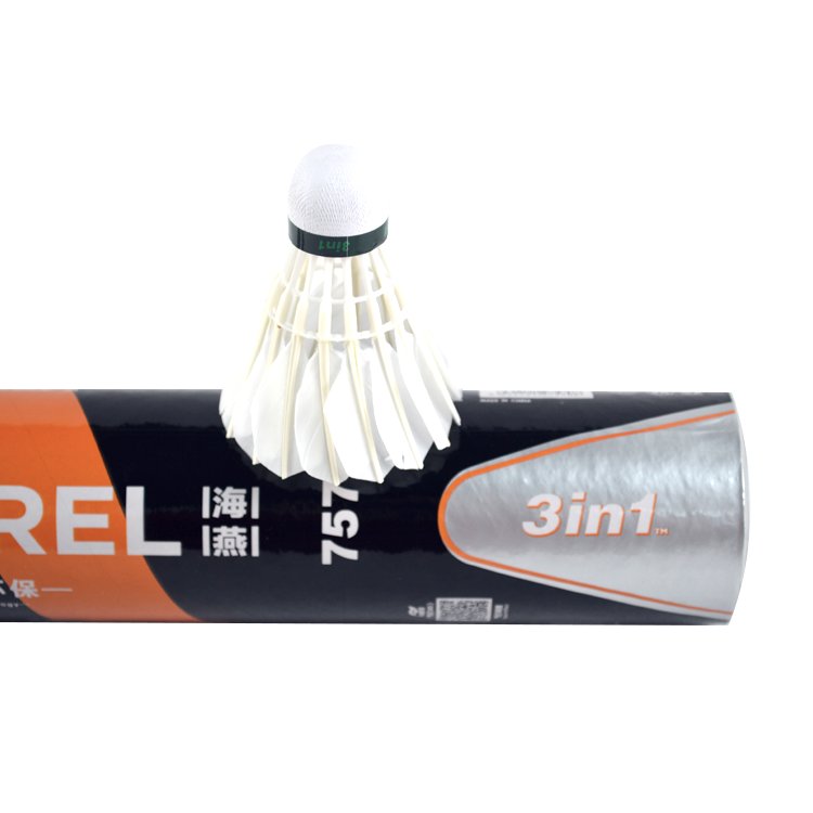 China Factory High Quality Custom 74/75/76/77/78 professional Shuttlecock Natural Goose Feather OEM Badminton Shuttlecocks