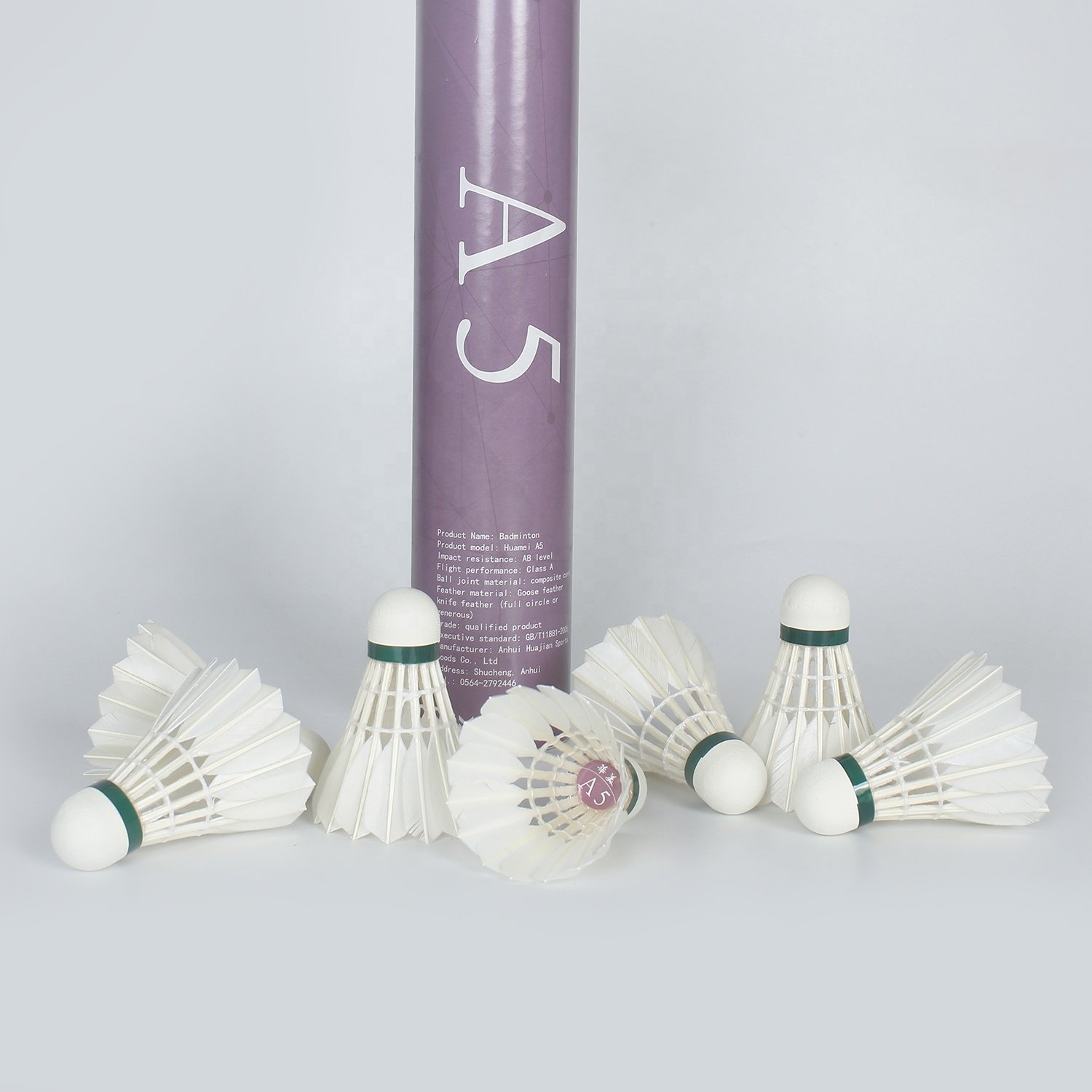 Goose Feather Badminton Shuttlecocks With Great Stability And Durability