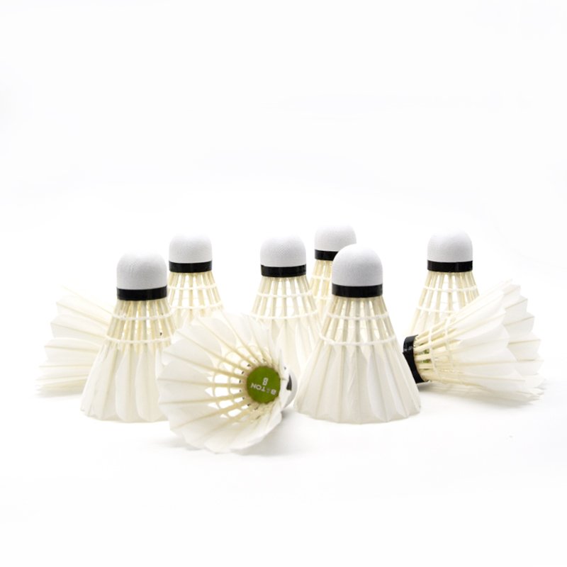 Badminton Cheap Factory Wholesale White Badminton Shuttle Duck Feather Badminton Shuttlecock