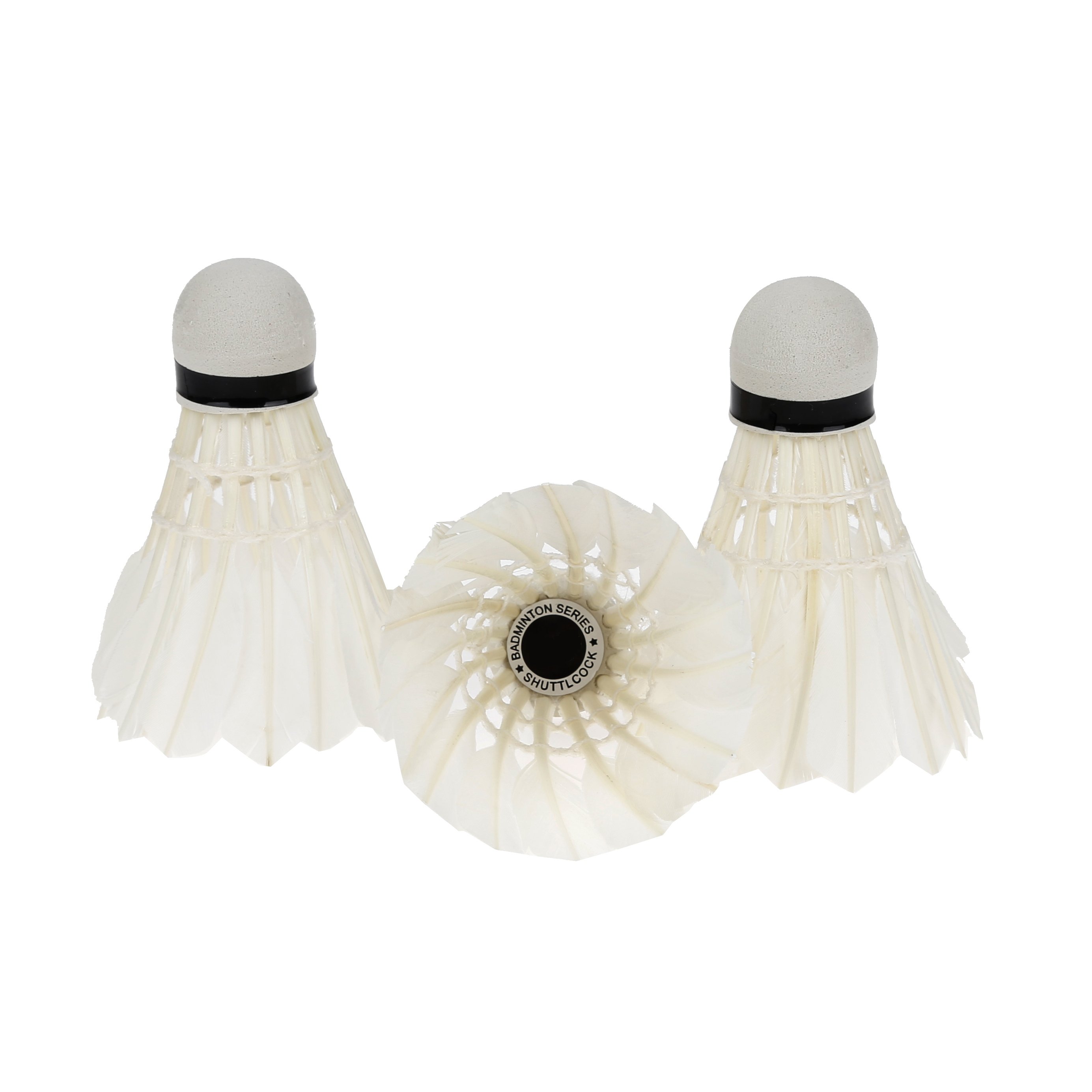 Badminton Shuttlecock High Quality Feature Shuttle Cock Duck Feather 12 pcs A Aazon EVA Foam Shuttle Cork