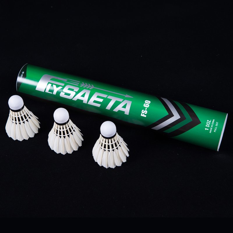 China Best Sale Goose Feather Ball of Victor Sports With White Color Badminton Shuttlecock Fly NO.60