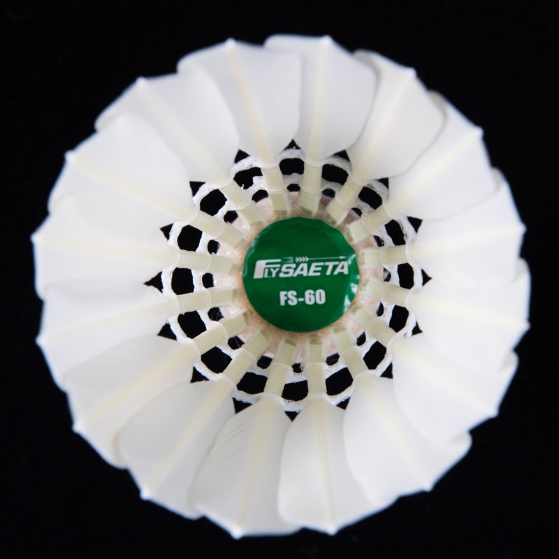China Best Sale Goose Feather Ball of Victor Sports With White Color Badminton Shuttlecock Fly NO.60