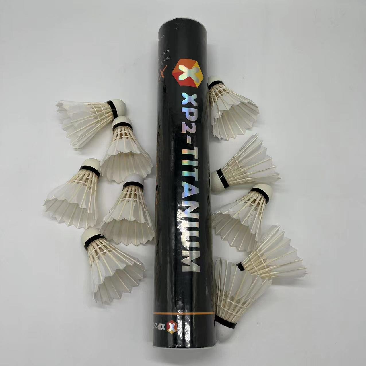 XP2 TITANIUM Shuttlecock XP2 Brand Cheap Price Feather Shuttlecock Directly from the XP2 Brand Original Manufacturer