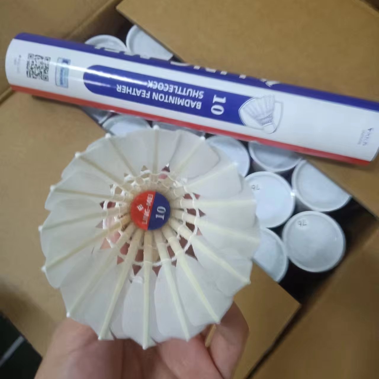 class A badminton shuttlecock badminton shuttle LINGMEI 10
