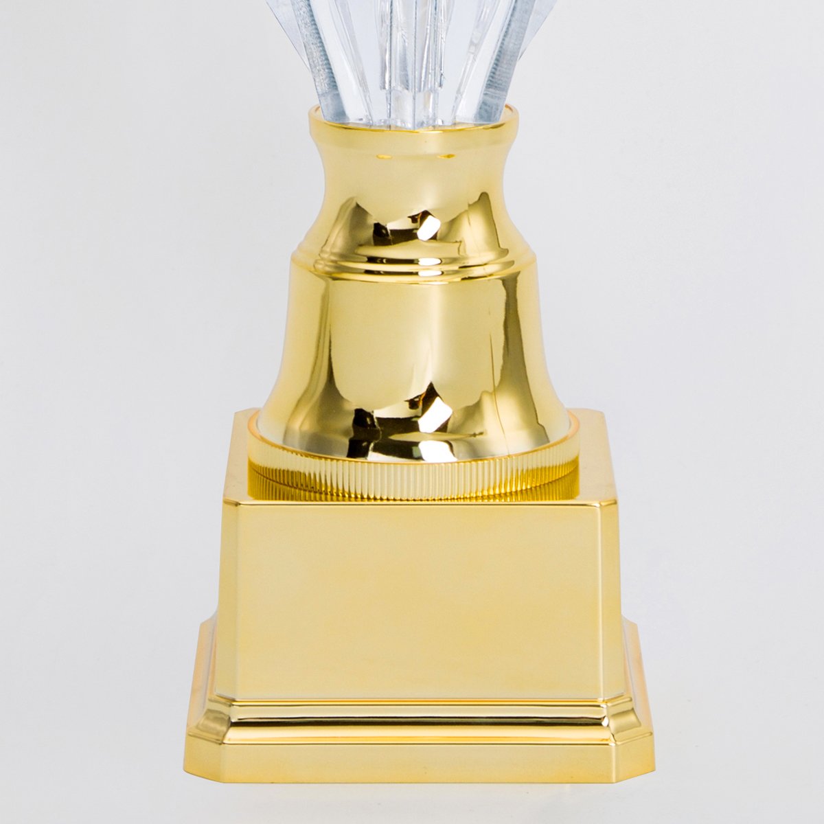 Wholesale well-selling Red and Golden Trophy Design Custom Award Trophies for Badminton Championship Competition AD91