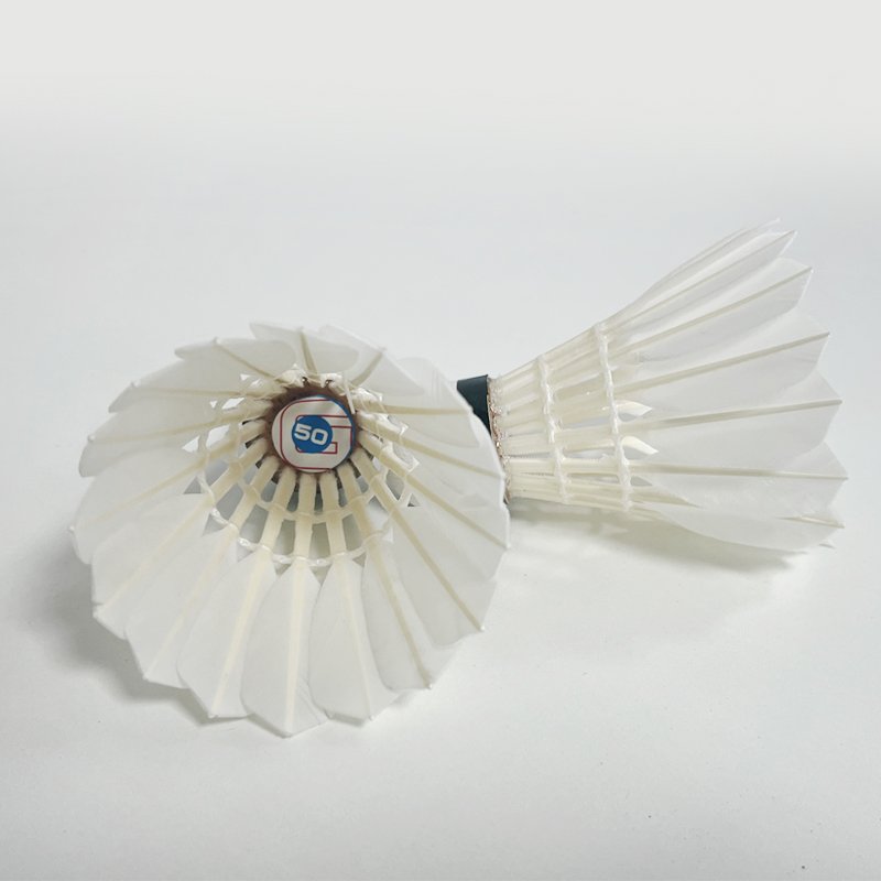 Regular type high quality dmantis G50 badminton products goose feather birdy shuttlecock for professional training