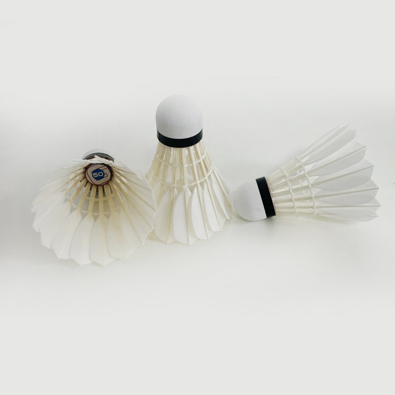 Regular type high quality dmantis G50 badminton products goose feather birdy shuttlecock for professional training