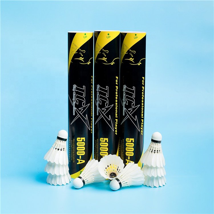 TCX5000-A Professional Factory Supply Class a Tournament Vietnam Ganba Water Duck Feather Shuttlecock in China