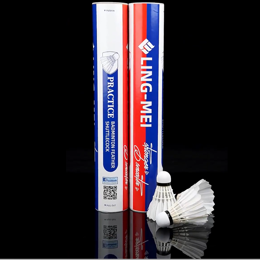 Sufficient Supply Lowest Price Among Peers Duck Feather Badminton Shuttlecock LINGMEI-Practice For Tournament Match Training