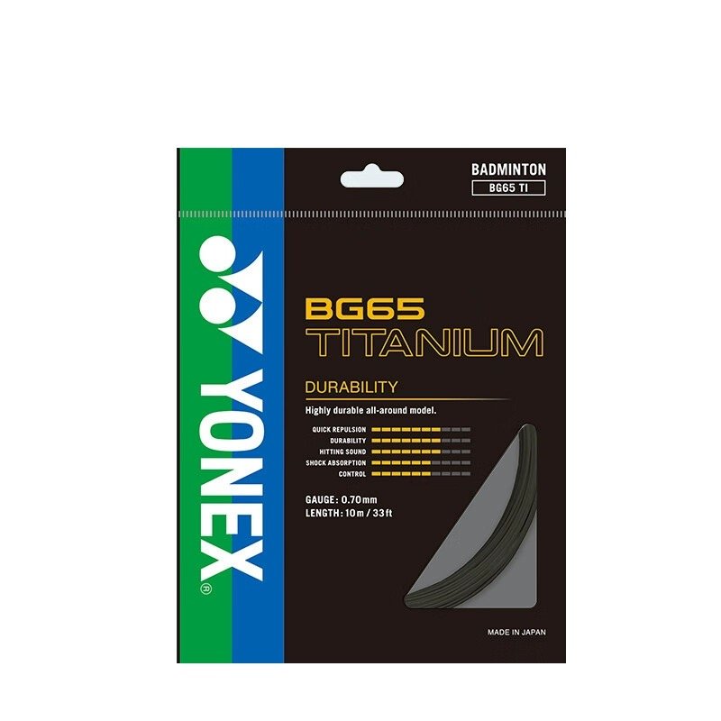 Yonex badminton racquet string BG65 TITANIUM 10M