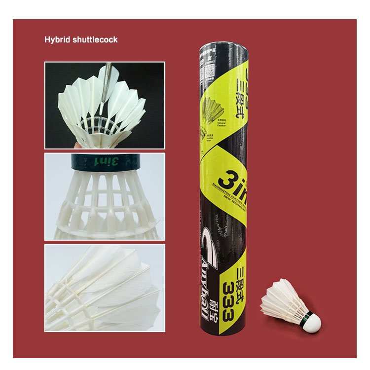 Factory Price Durable Natural Feather Badminton Shuttlecock with Great Stability and Durability Badminton Ball for Outdoor