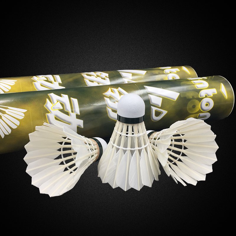 Good Durability Class A 2 Layers Cork Best Bright Glue Badminton Shuttlecocks