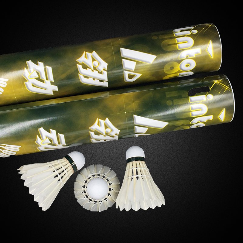 Good Durability Class A 2 Layers Cork Best Bright Glue Badminton Shuttlecocks