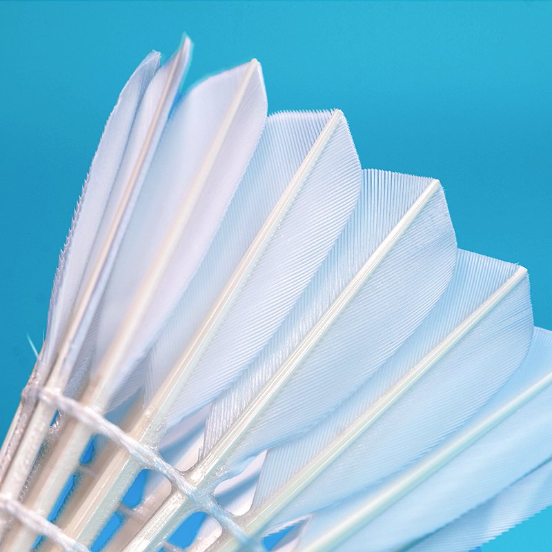 Lingmei90pro 74 to 79 Speed White Goose Feather Badminton Shuttlecock For Tournment