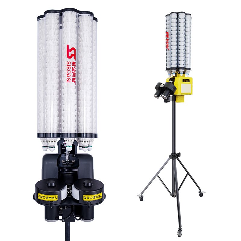 Smart Badminton Shooting Machine Faster Serving Siboasi Badminton Shuttlecock Machine for Practicing