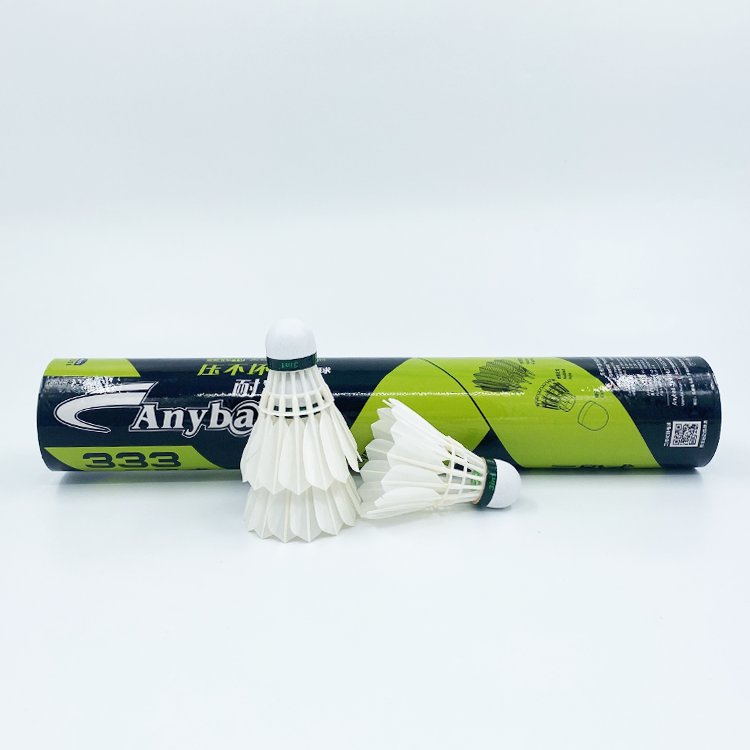 Duck Feather Durable 3in1 Training Shuttlecock Beautiful Natural Straight Feather Badminton Anyball Brand 333