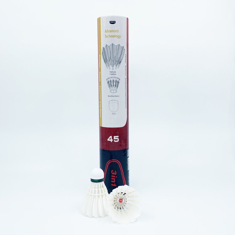 Natural goose feather badminton feather shuttlecock dmantis badminton shuttlecock